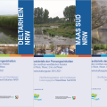 Es sind die drei Titelseiten der Planungseinheiten-Steckbriefe Deltarhein NRW, Maas Süd und Wupper abgebildet.
