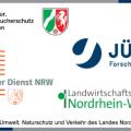 Logos der beteiligten Institutionen: LANUV, Geologischer Dienst NRW, LWK NRW, MUNV NRW, Forschungszentrum Jülich